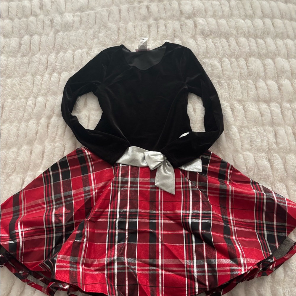 Bonnie Jean Red and Black Dance Costume